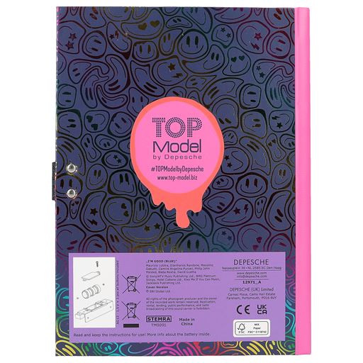Topmodel Night Light Dagbog