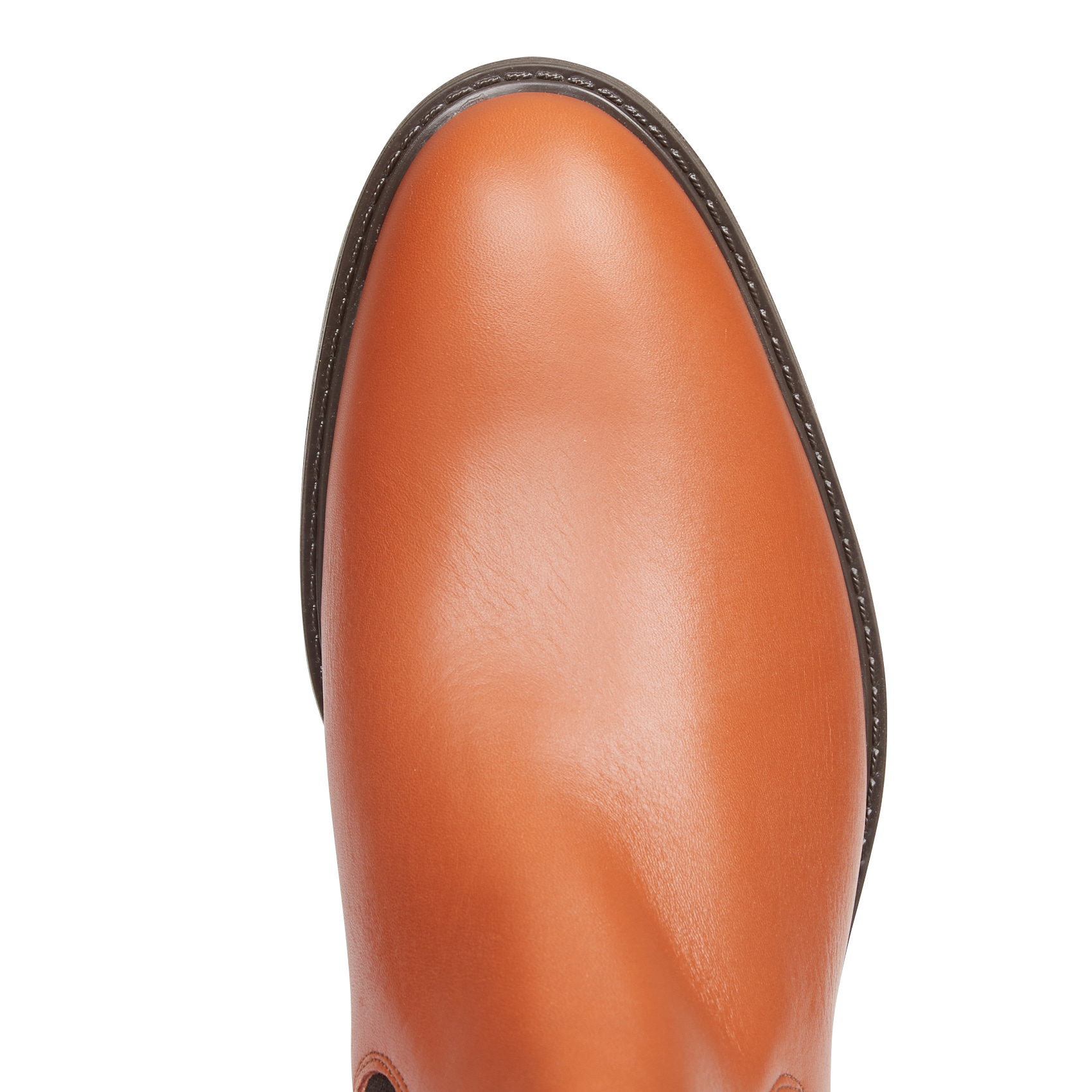 BLAKE - Chelsea boots élastiqués en cuir | Marron