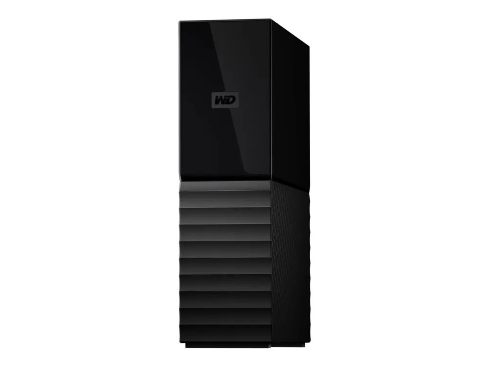 WD My Book WDBBGB0080HBK - Harddisk - krypteret - 8 TB - ekstern (stationær) - USB 3.0 - 256-bit AES - sort