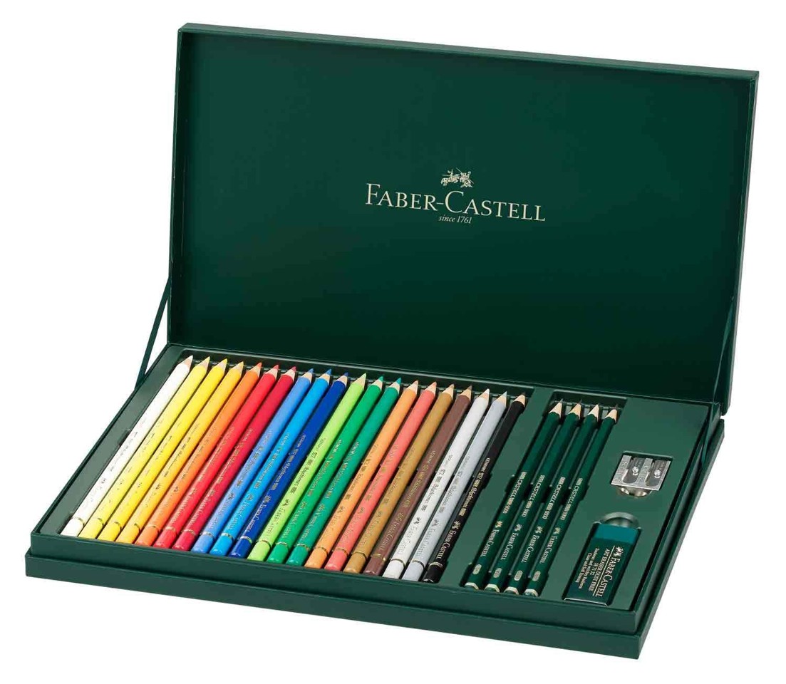 Faber-Castell -Polychromos - Gavesæt med tilbehør