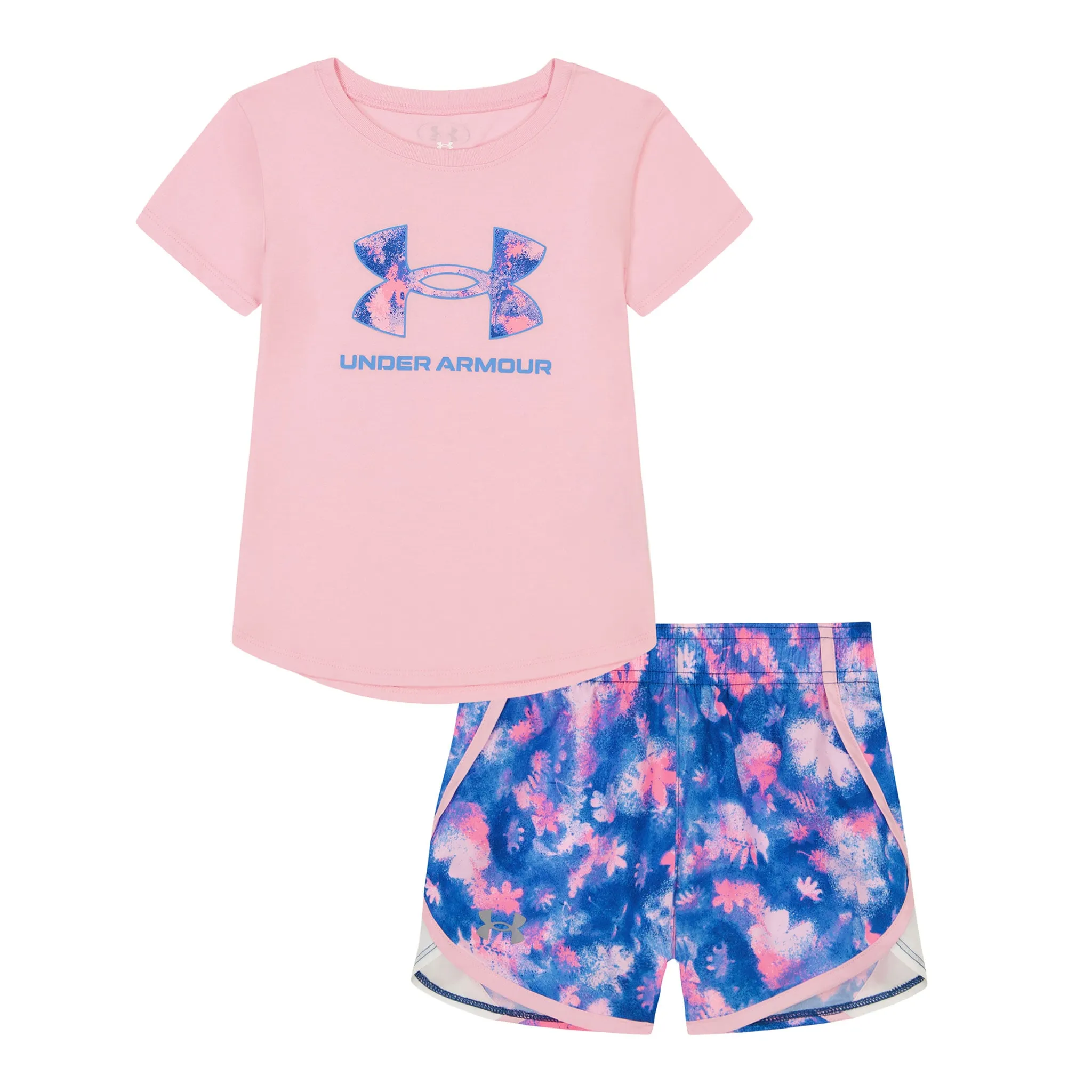 Under Armour Ensemble Short Hazy Bloom 2-4ans