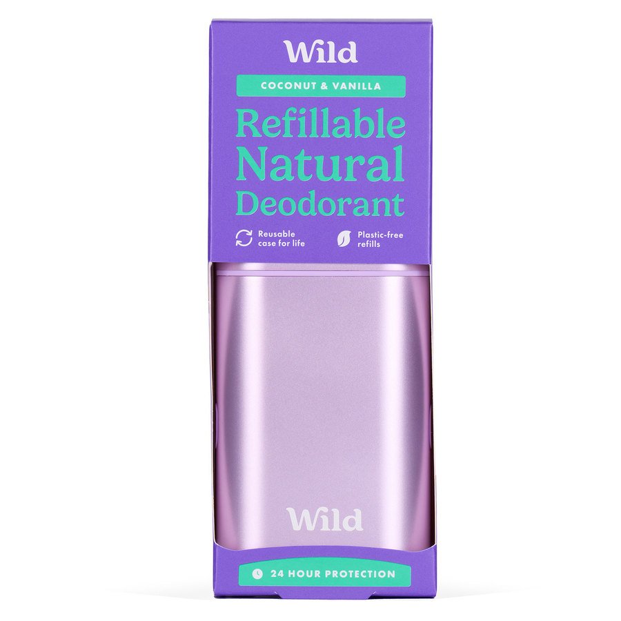Wild Purple Case And Coconut & Vanilla Deodorant Starter Pack