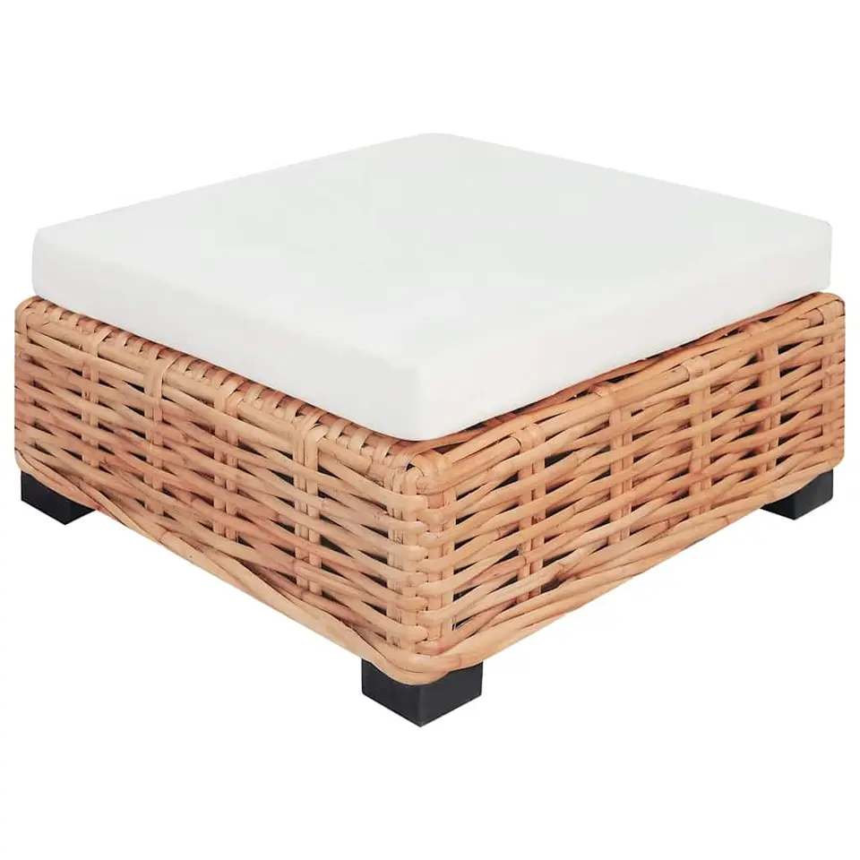 vidaXL - Bankset - Bruin - Rattan