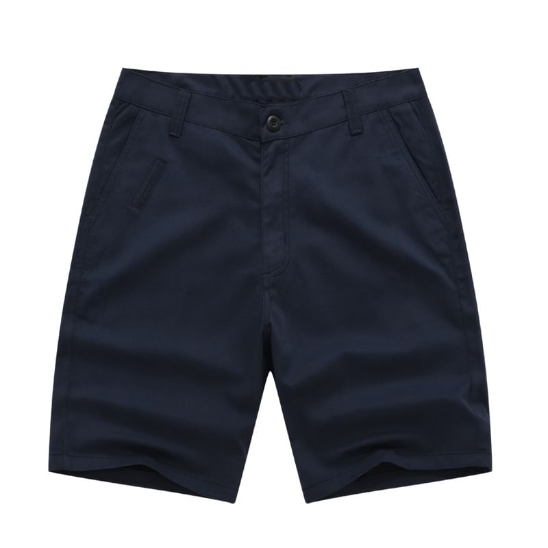 Lefitt - Mid Rise Plain Shorts