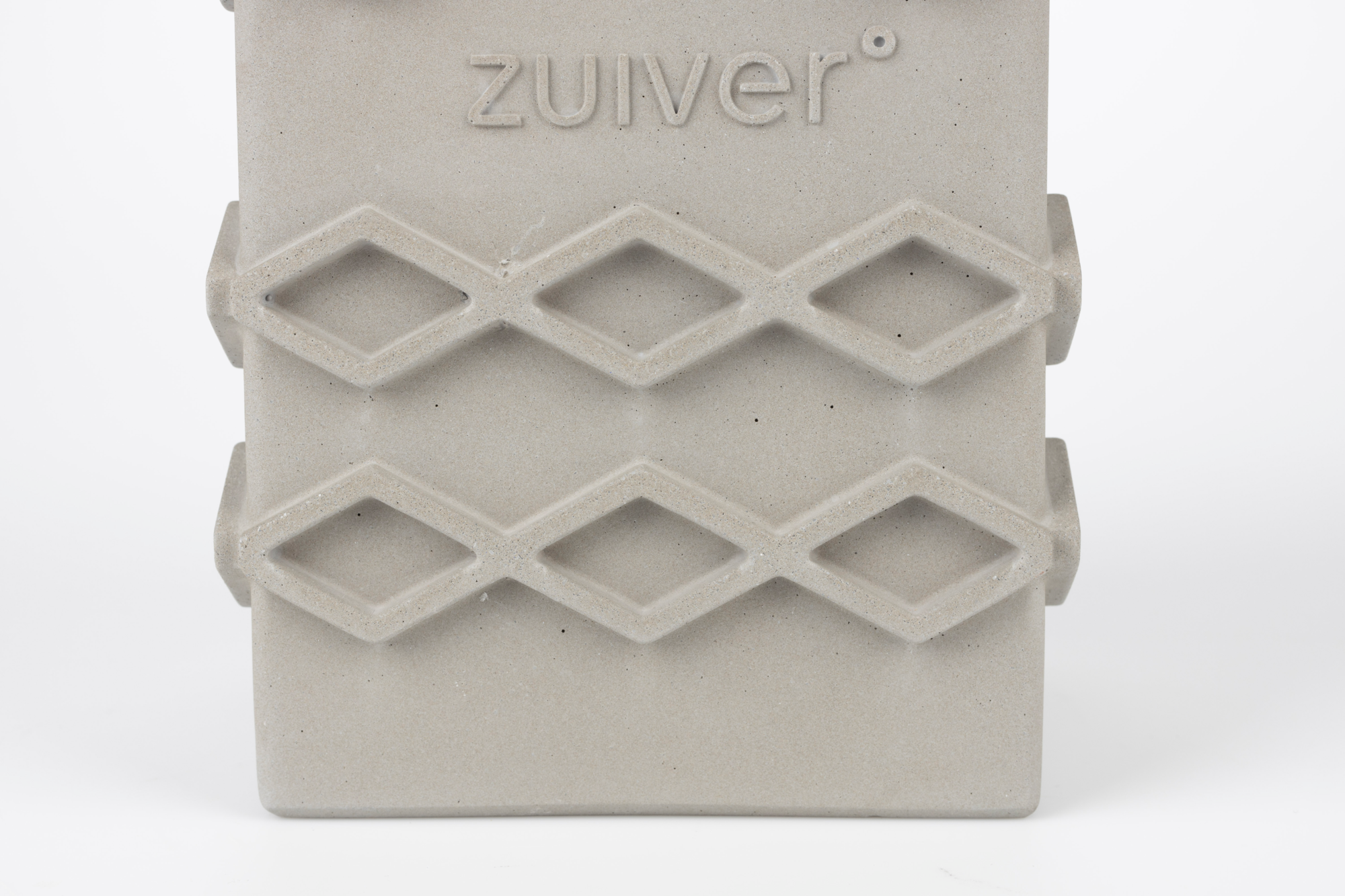 VASE GRAPHIC SQUARE GREY