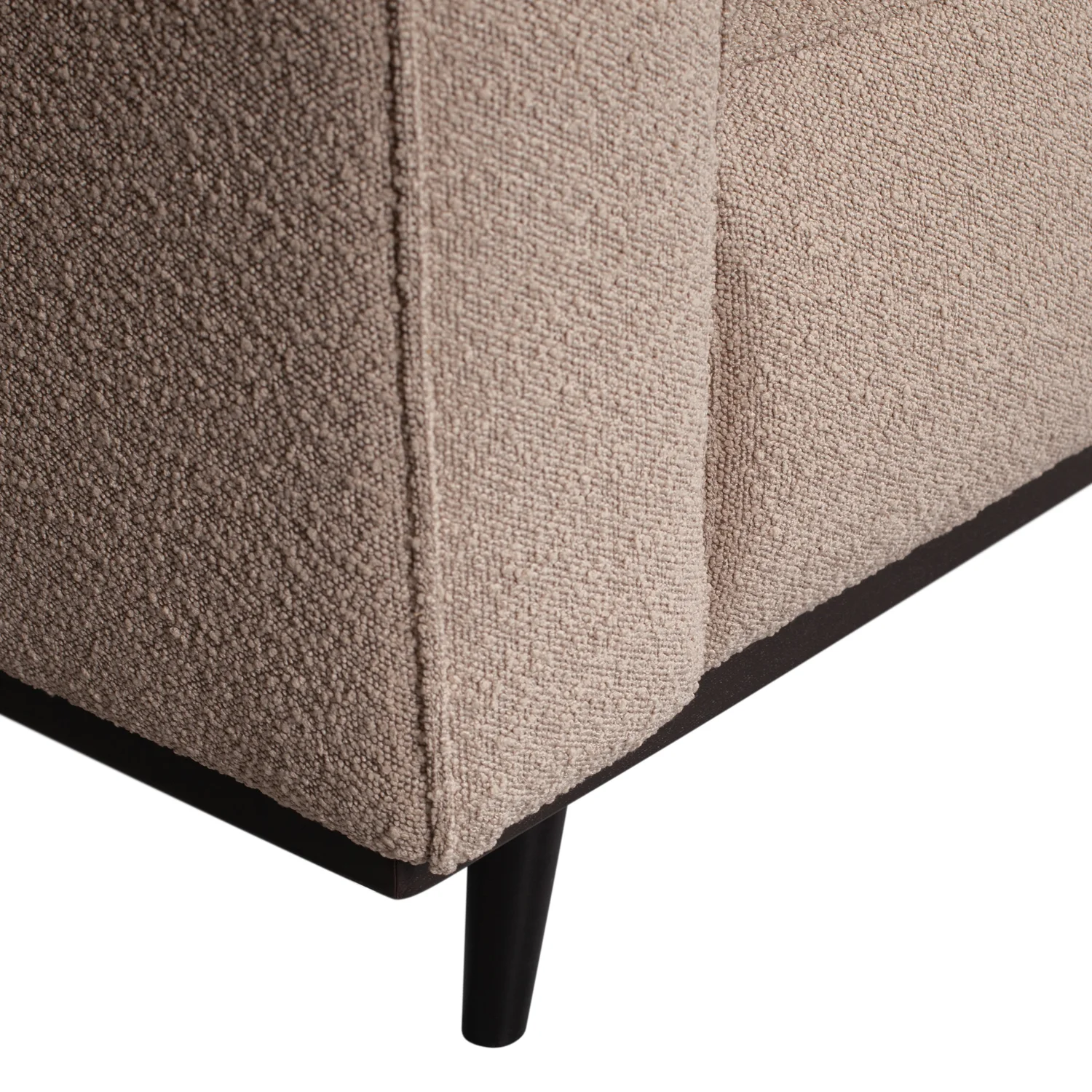 WOOOD Statement Hoekbank Links - Bouclé - Beige