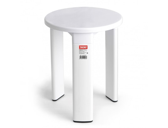TATAY - Tabouret à poser, blanc