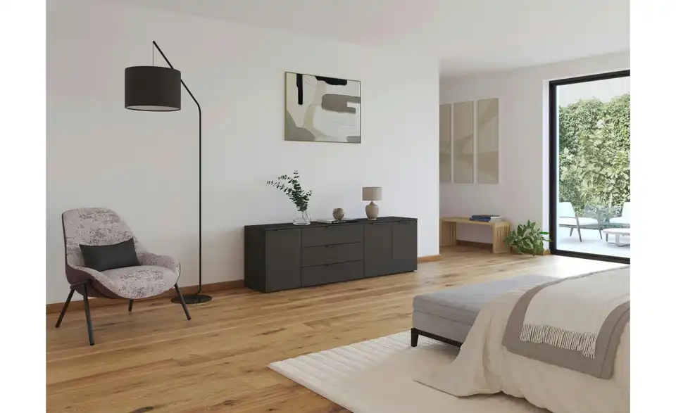 Sideboard Graphit Front: Dekor, Oberboden: Dekor Graphit Graphit