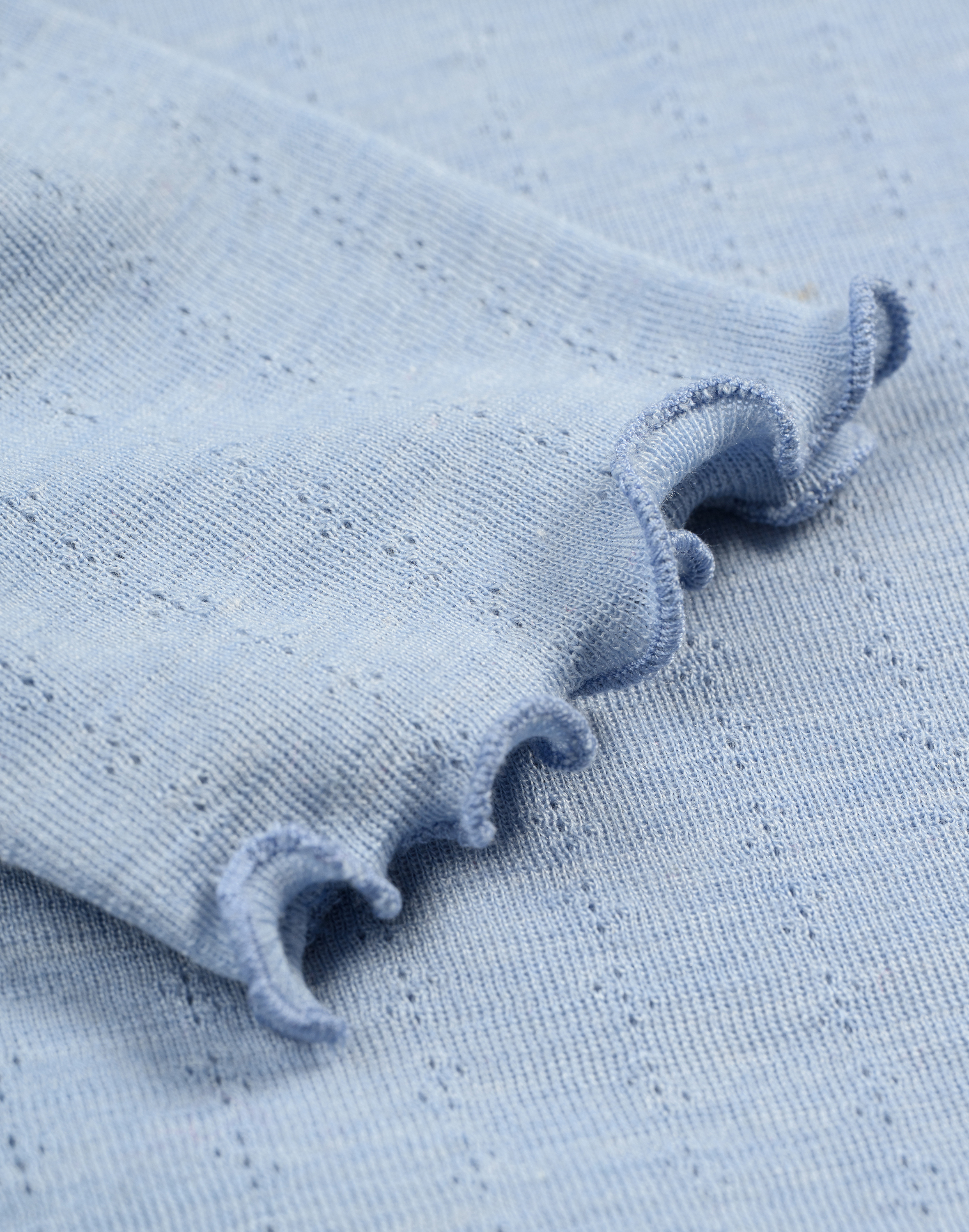 Pointelle legging van merinowol/zijde voor dames
