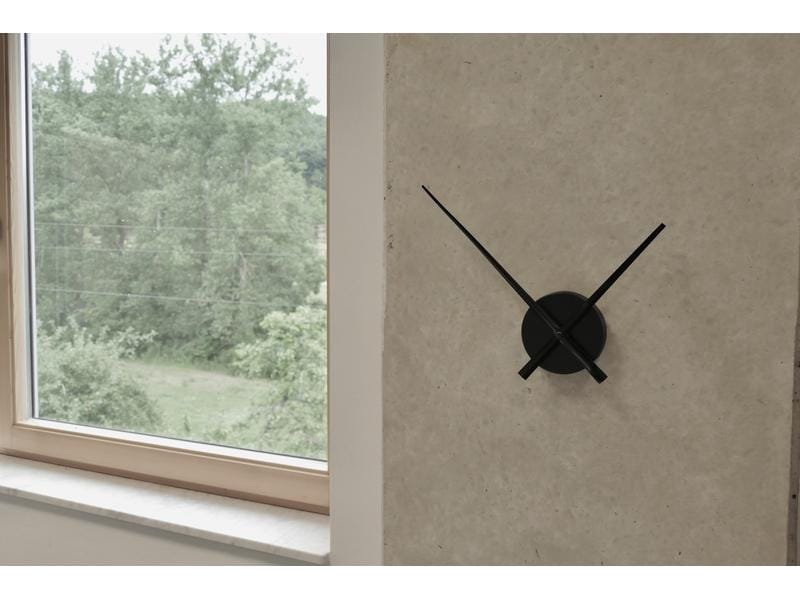 TFA Dostmann Wanduhr Minimalist Schwarz Analoge Wanduhr
