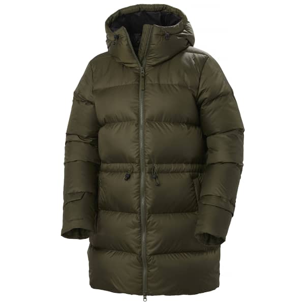 Veste HELLY HANSEN W ESSENCE DOWN PARKA UTILITY GREEN