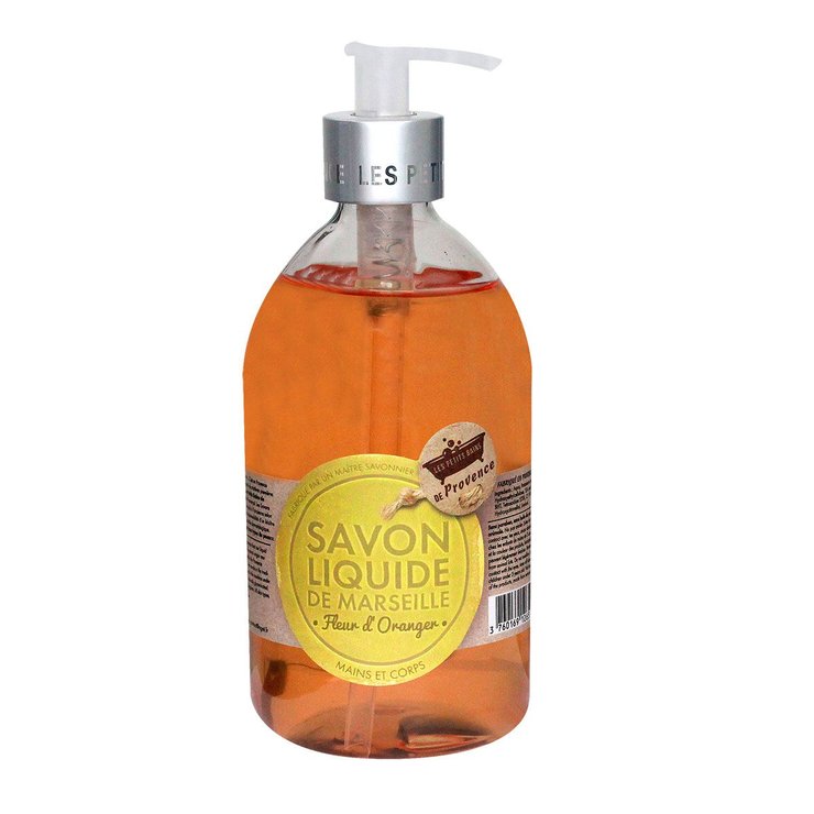 Savon liquide de Marseille 500ml Fleur d'oranger