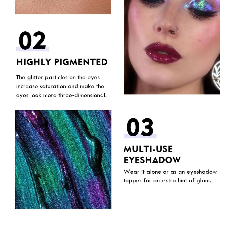 Pudaier - Multi-Chrome Liquid Shimmer Eyeshadow - 19 kleuren