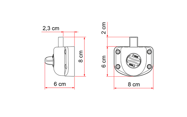 Fiamma Safe Door Guardian Innerer Sicherheitsblock