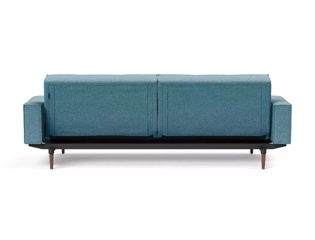 Schlafsofa mit Armlehnen Splitback Styletto dunkel