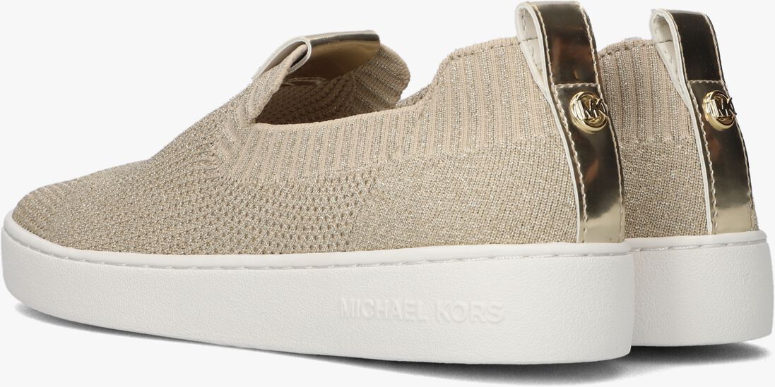 MICHAEL KORS gouden michael kors instappers juno knit slip on