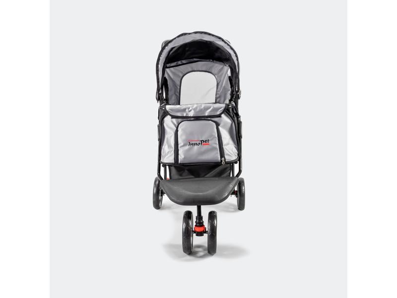 InnoPet Buggy All Terrain, Schwarz / Silber Buggy zum Transport von Hunden oder Katzen