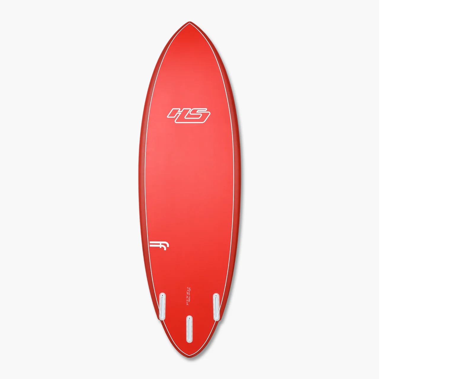 Haydenshapes Hypto Krypto Twin Pin - FF -  Signal Red - 5'11