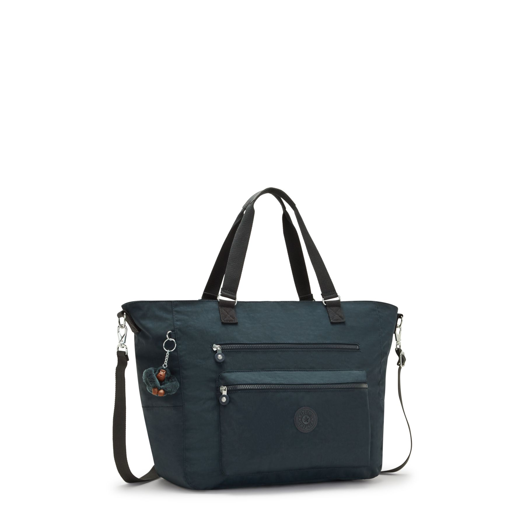 ISAAC Grand Sac épaule Avec Bretelle Amovible - True Blue Tonal