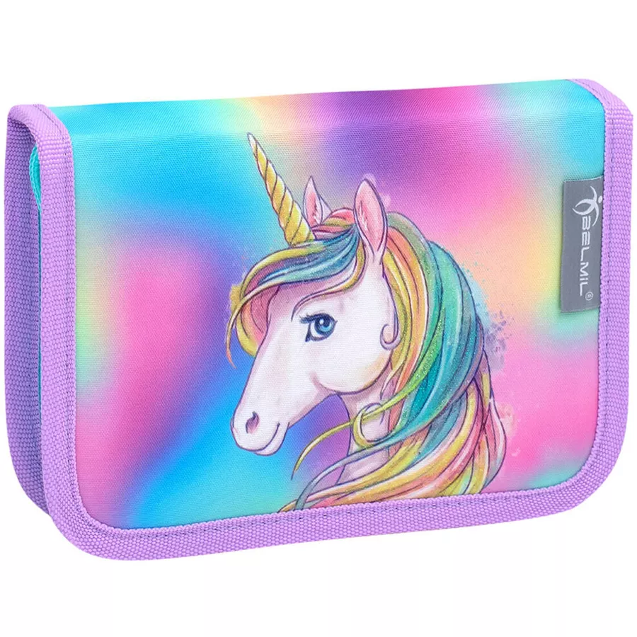 Belmil Schulranzen Mini Fit Schulranzen Set 5-teilig mit Brustgurt Rainbow Color