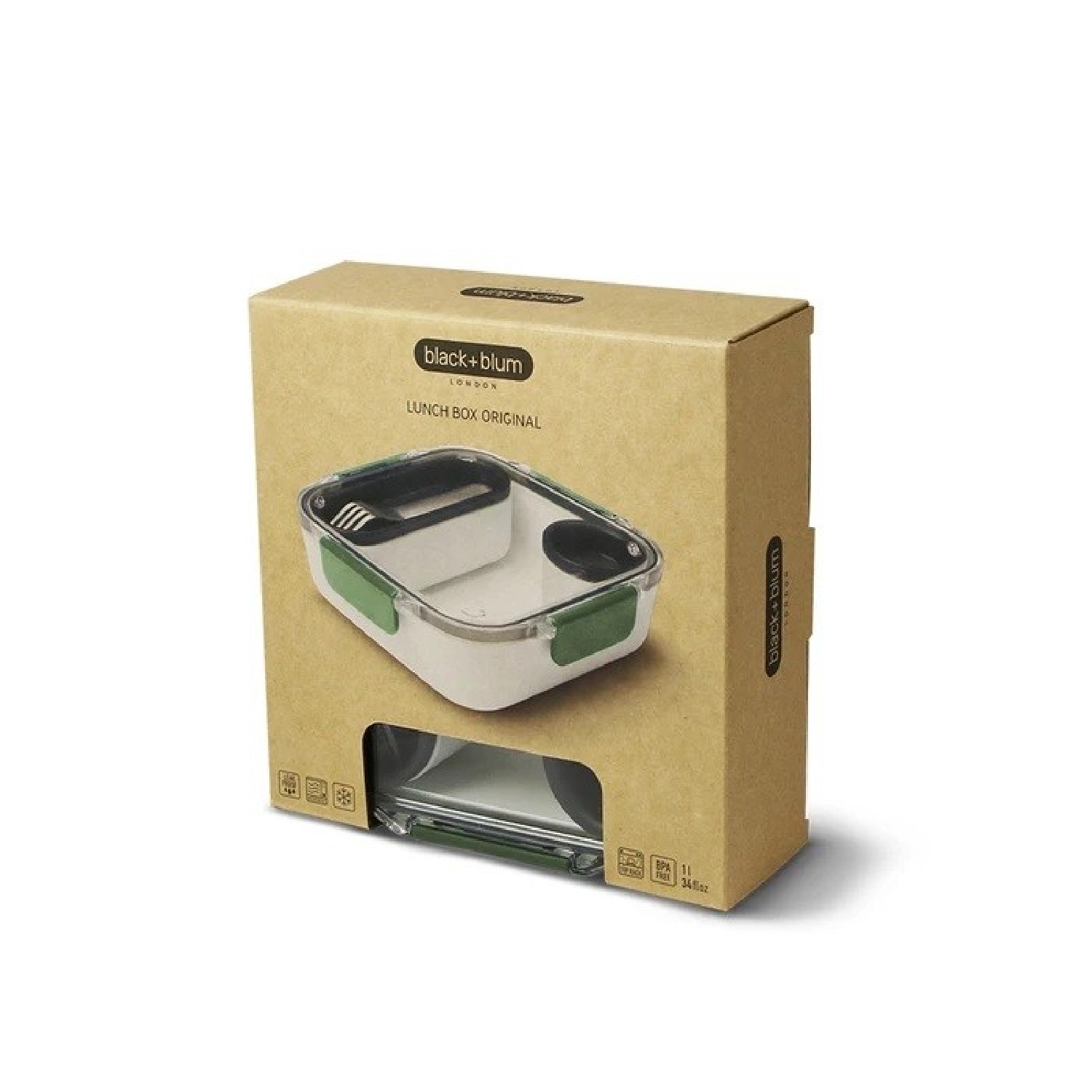 Black   Blum Lunchbox Original Black Blum Ocean
