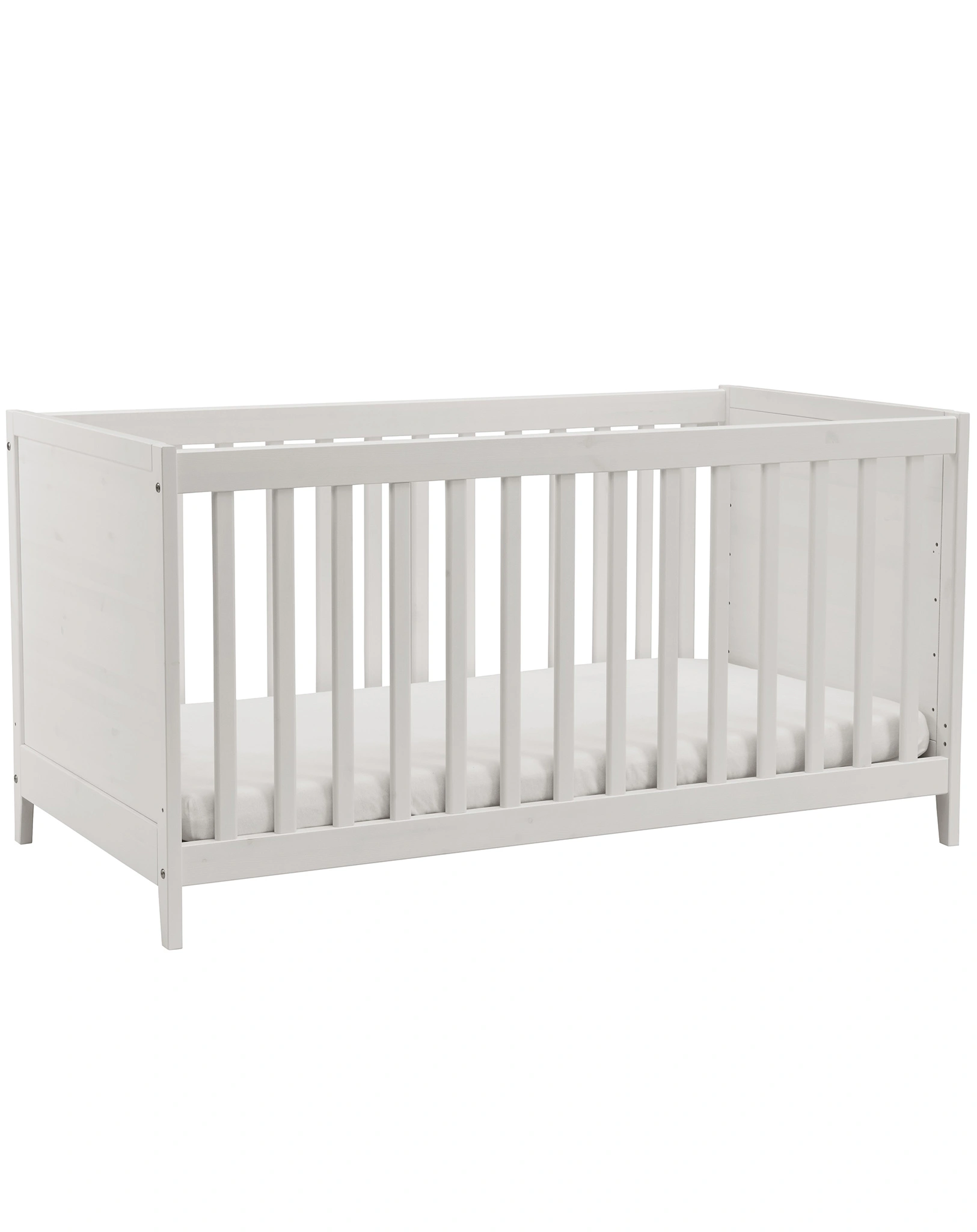 Kinderbett SOLVITA 60 x 120 cm (Farbe: weiß)