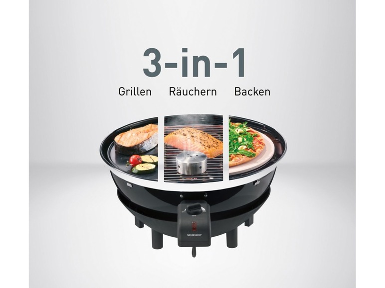 3-in-1 elektrische barbecue