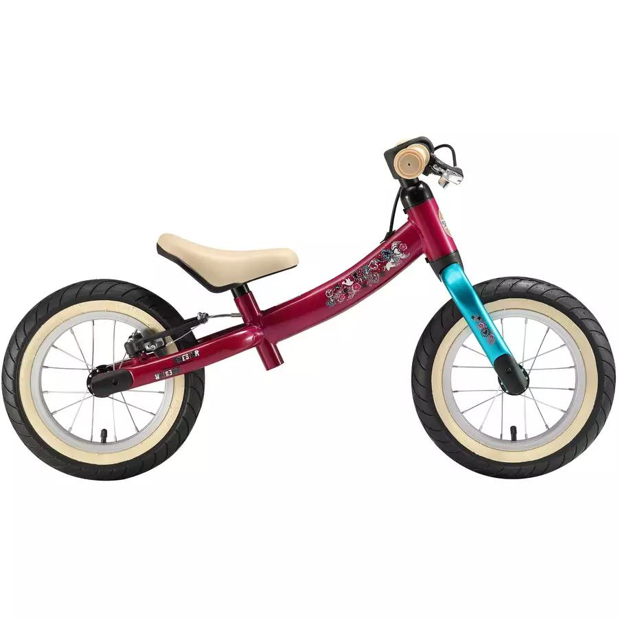 Bikestar Laufrad 12 Zoll Sport Flex berry türkis