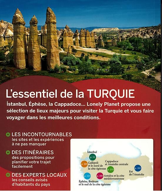 LONELY PLANET - ESSENTIEL DE LA TURQUIE