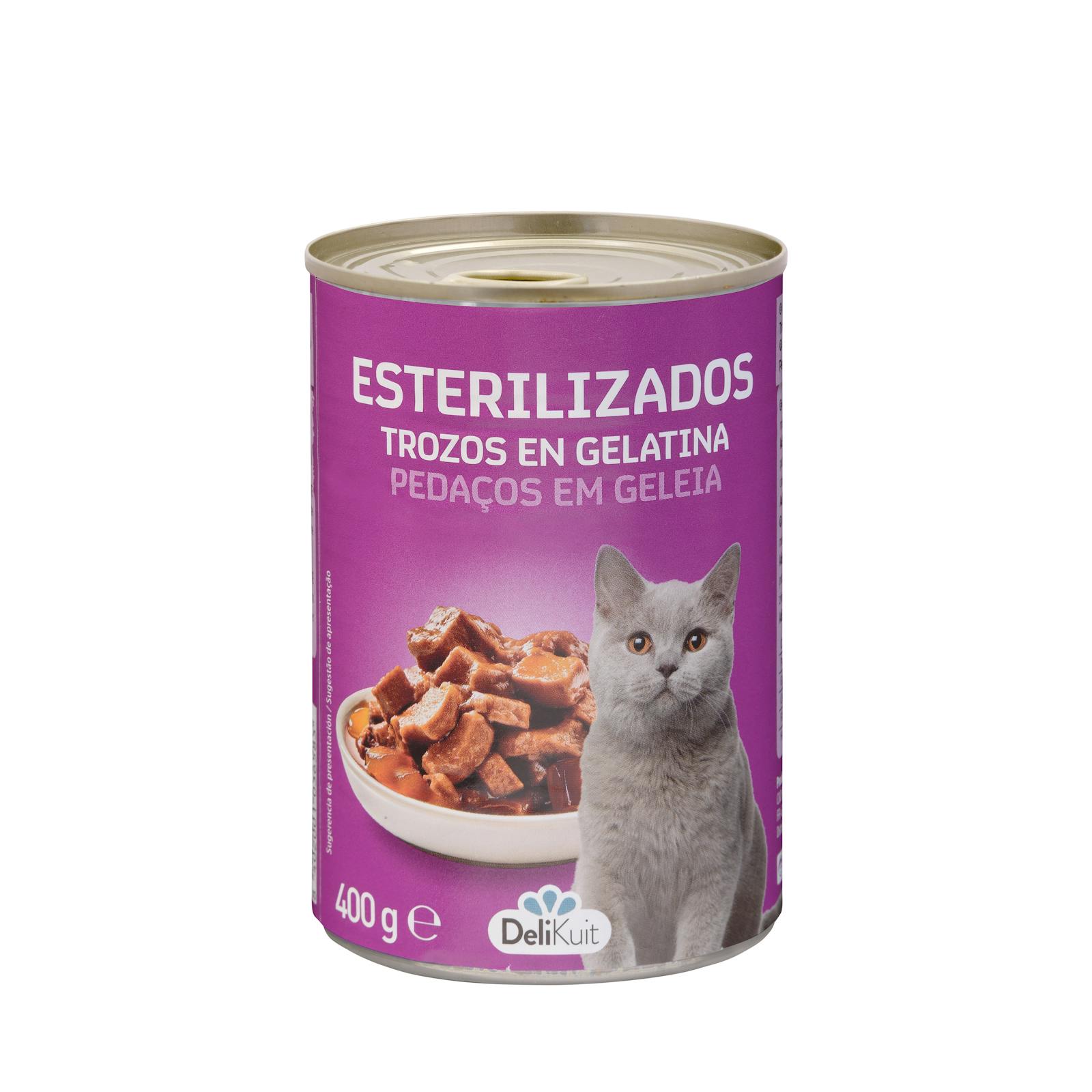 Delikuit au bœuf pour chats adultes stérilisés