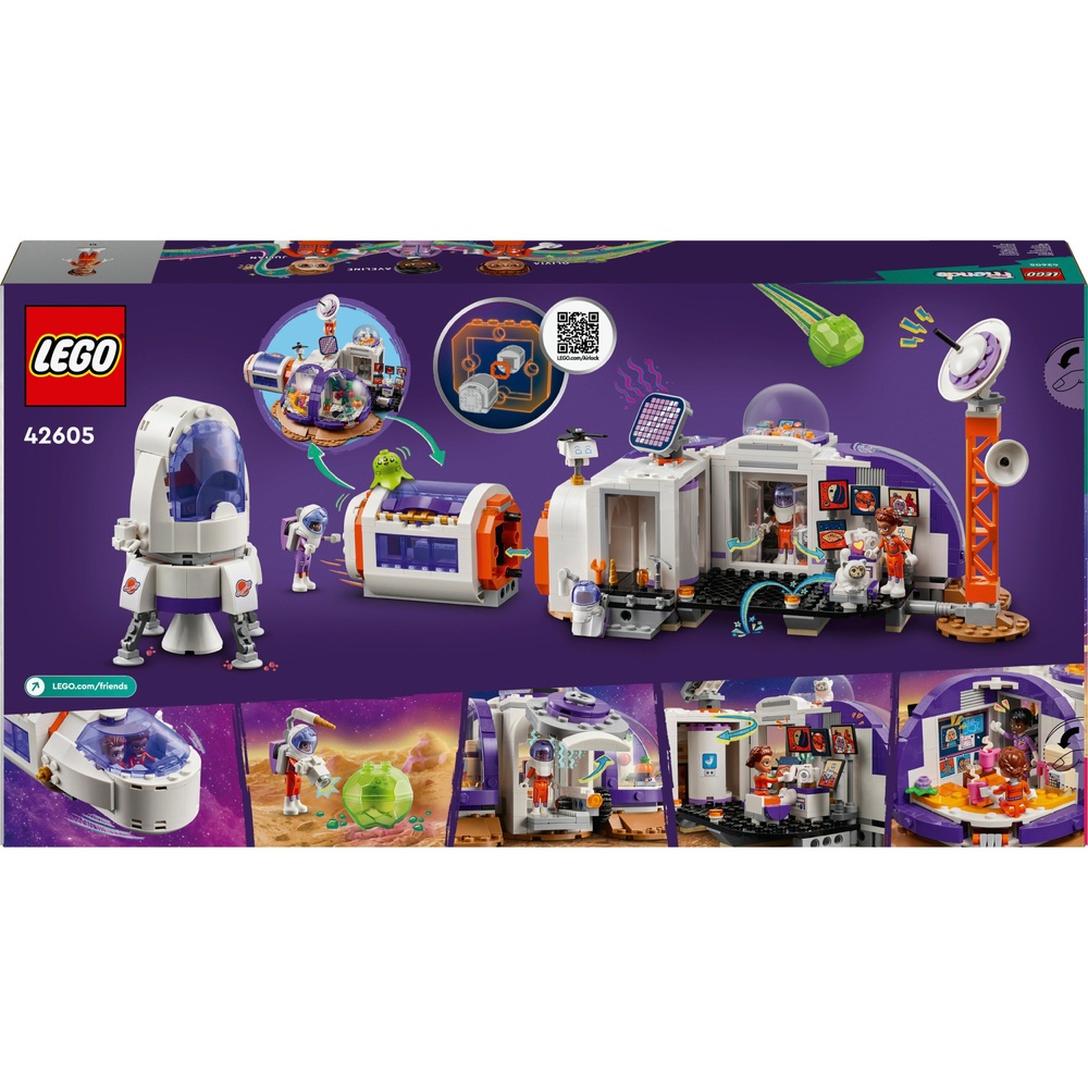 LEGO Friends 42605 Mars-Weltraumbasis und Raketen-Raumschiff-Spielset