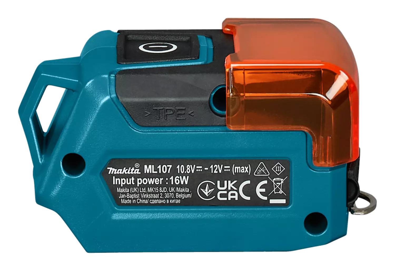 Makita ML107 12V Max Accu zaklamp body - met USB uitgang