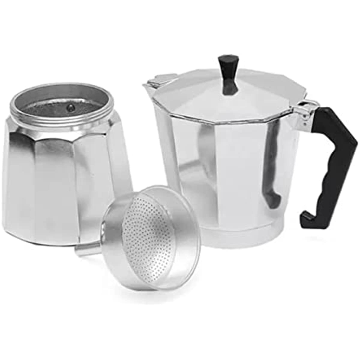 Cafeteira Aluminio 3 Xicaras, Verona, Brinox, 2182/101, A&ccedil;o Inox, 150 ml