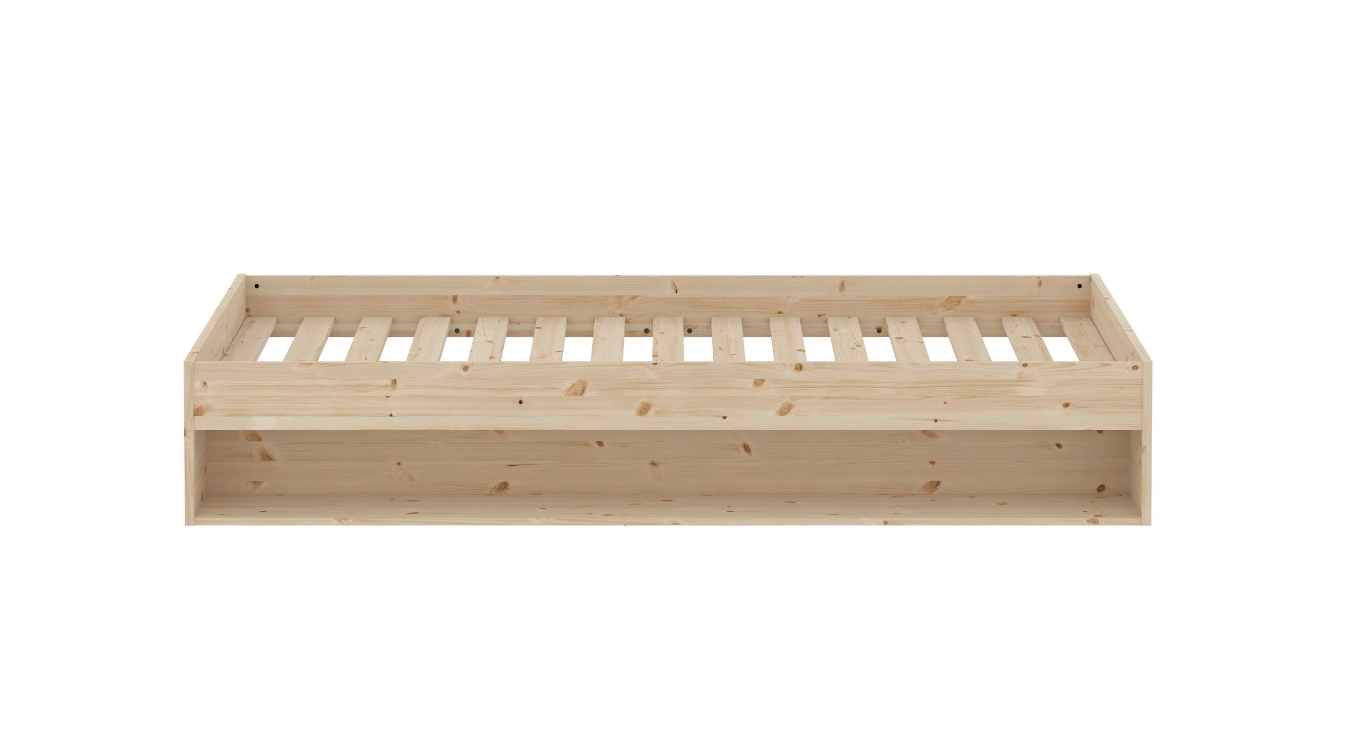 Flexa GROW Bett - Kiefer natur / B: 144.6 cm x T: 204.0 cm x H: 35.0 cm