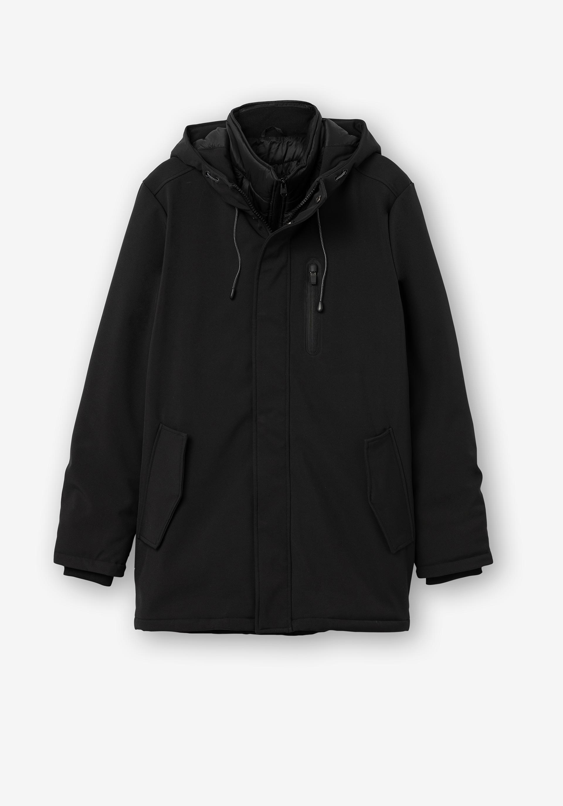 Casaco Comprido Acolchoado Water Resistant