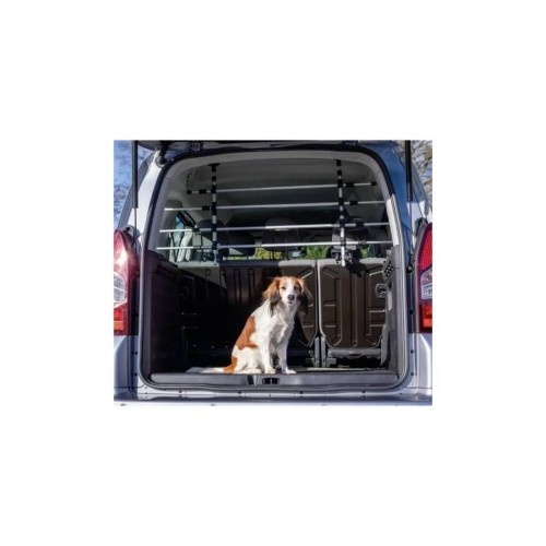 Grade de proteção para cães para carro cinza