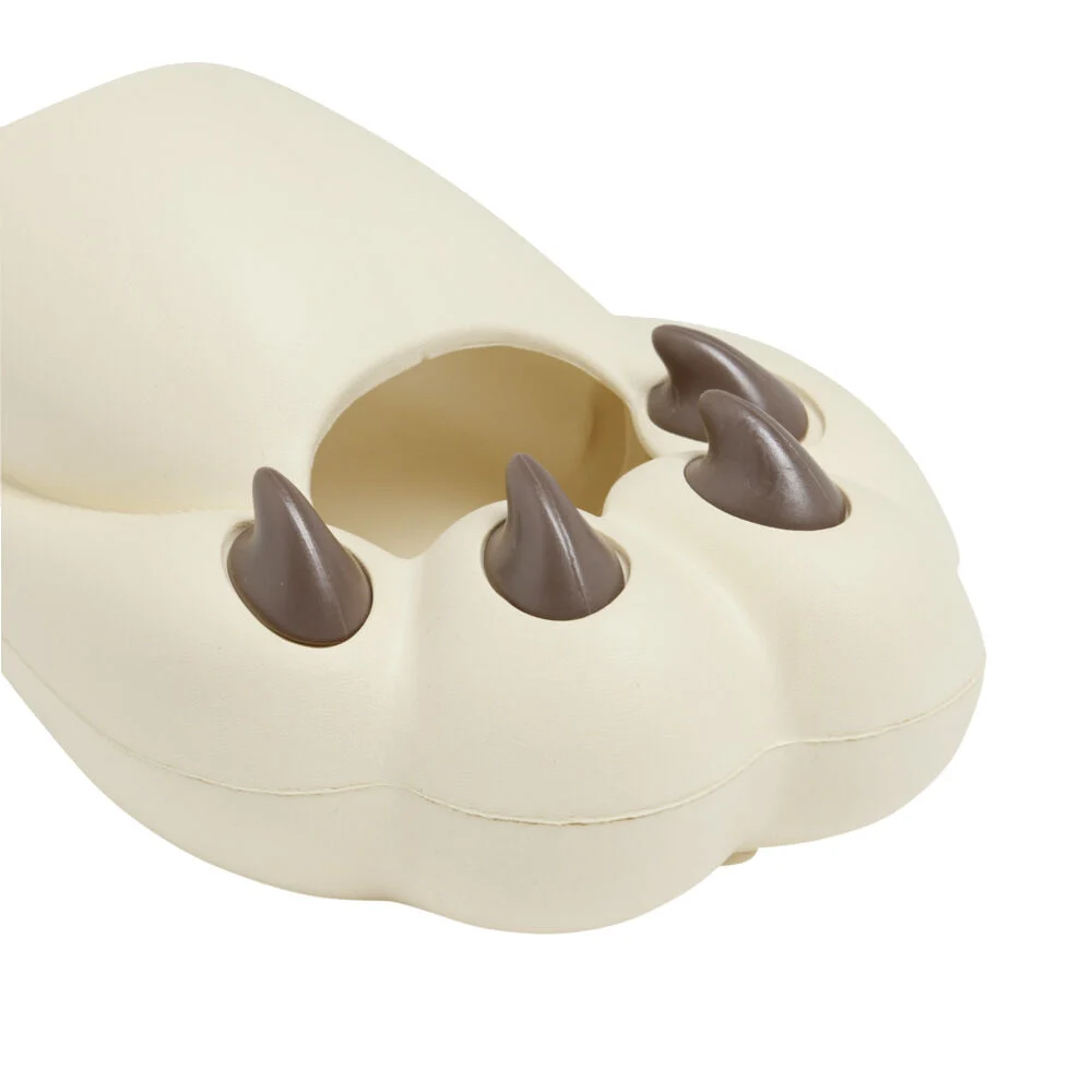 Chaussons griffe caoutchouc beige 36/37