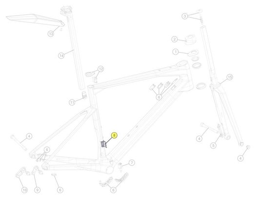 Patte de Dérailleur Avant BMC Roadmachine FD Hanger