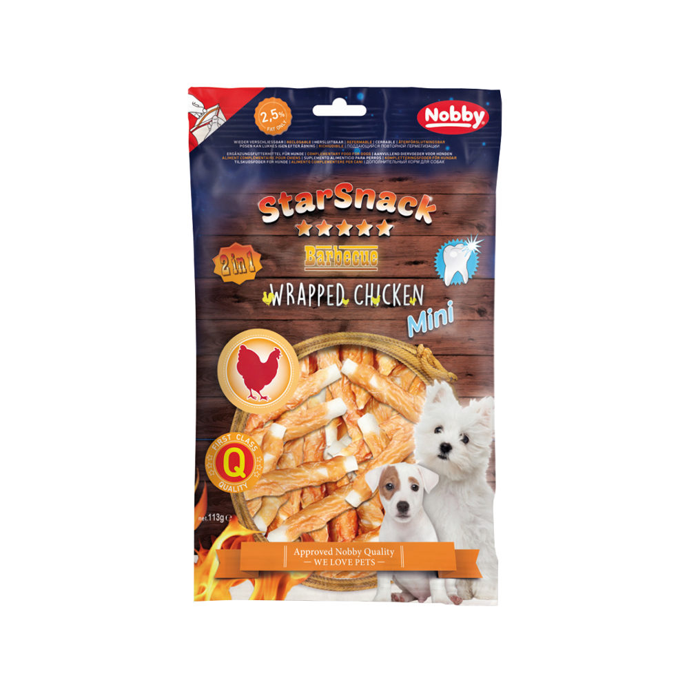Nobby - Starsnack Barbecue Wrapped Chicken Mini