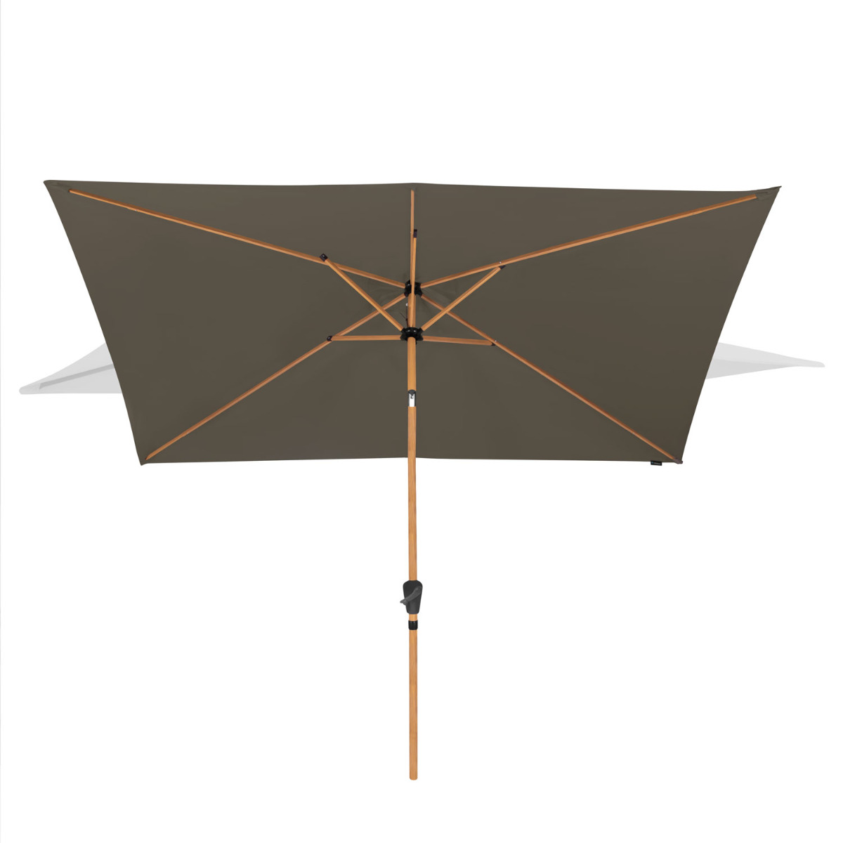 VONROC Premium Rapallo 200 x 300 cm parasol - Taupe