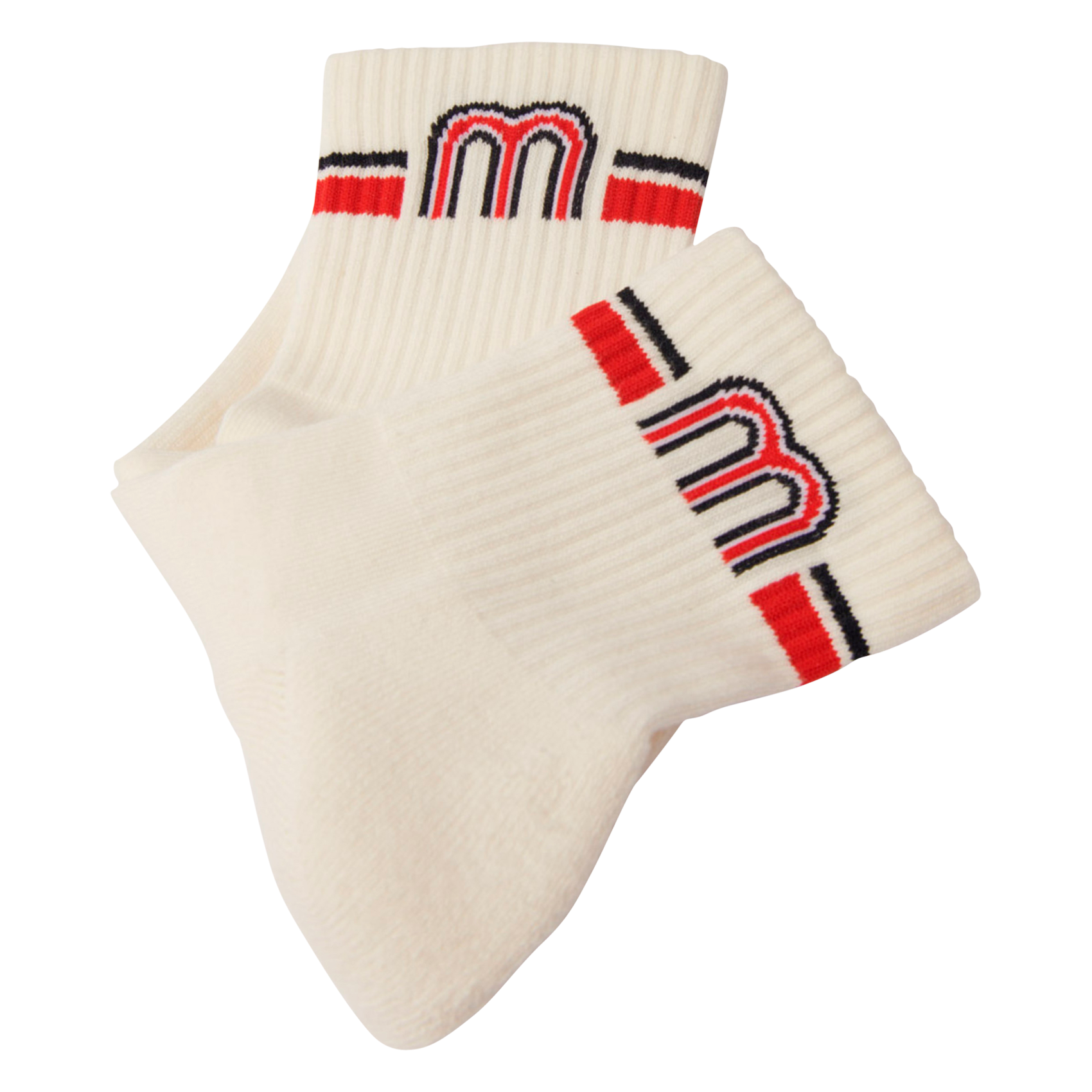 Chaussettes basses imprimées en coton mélangé | Multicolore
