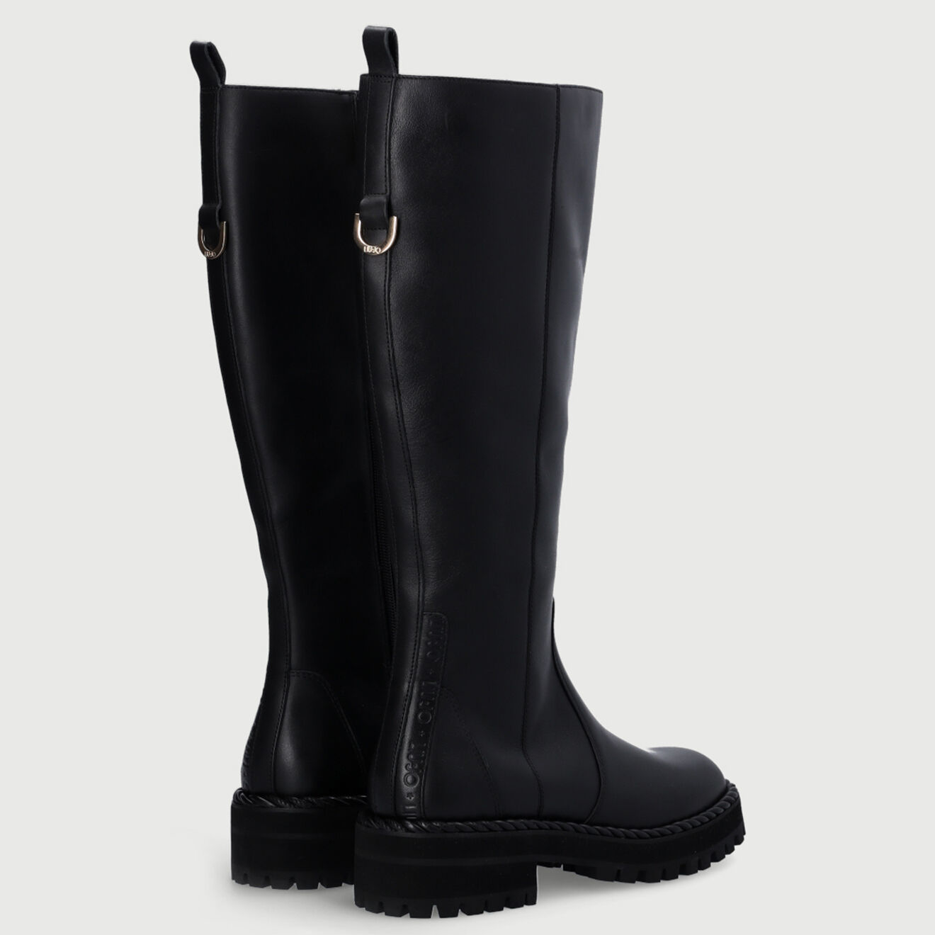 Liu-Jo Bottes en Cuir Elea noires