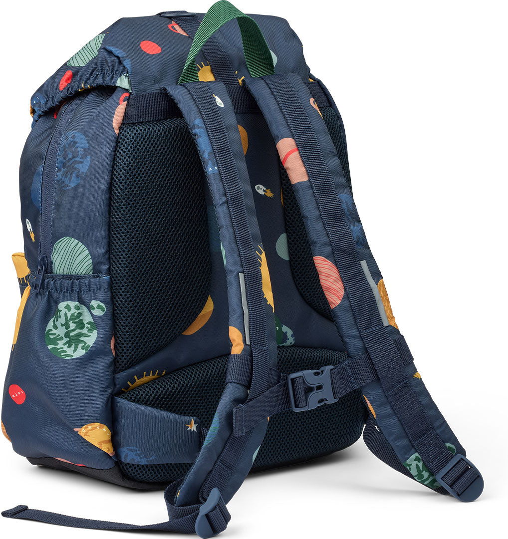 liewood kinderrugtas johnny - universe classic navy - 36 cm