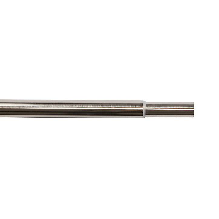 Tringle à rideau GoodHome extensible Ikaria, nickel brossé, 70/100 cm