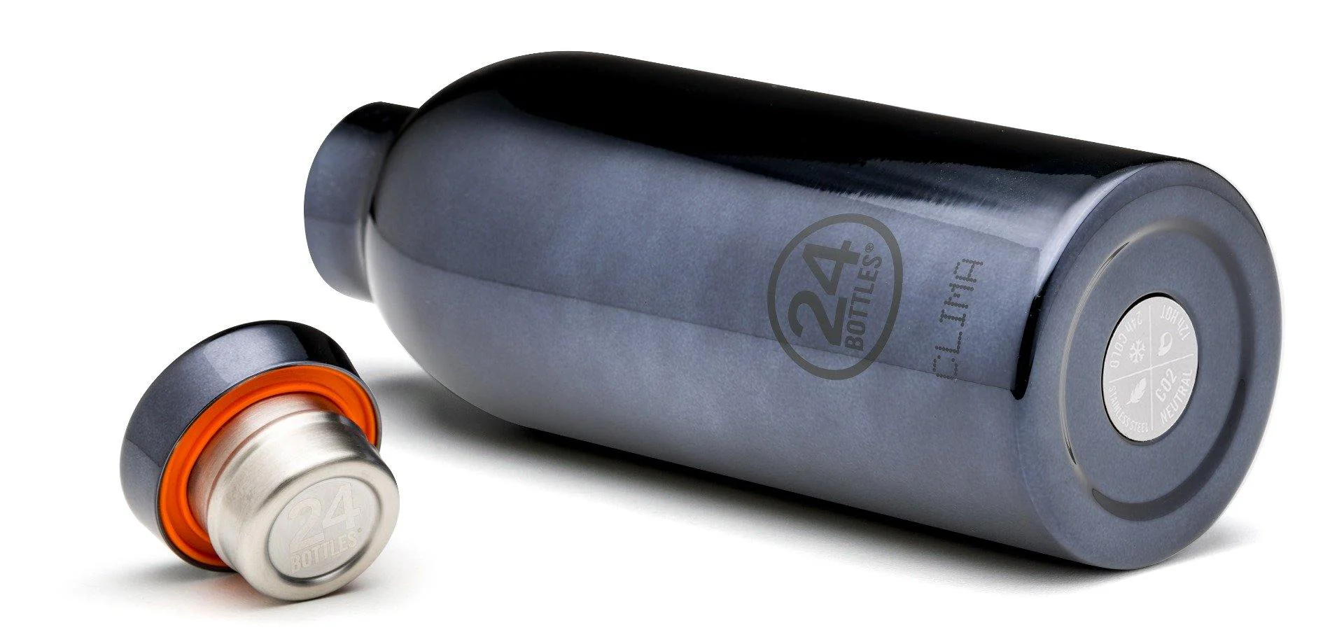 24Bottles  Clima flaske, Black radiance - 500 ml.