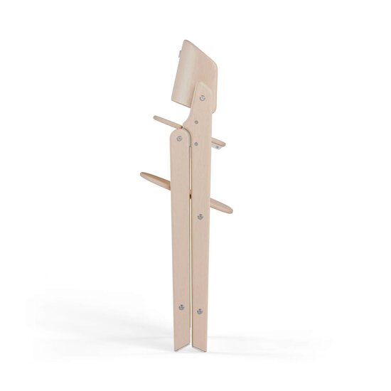 Chaise haute Click & Fold en bois   All natural        de               CYBEX