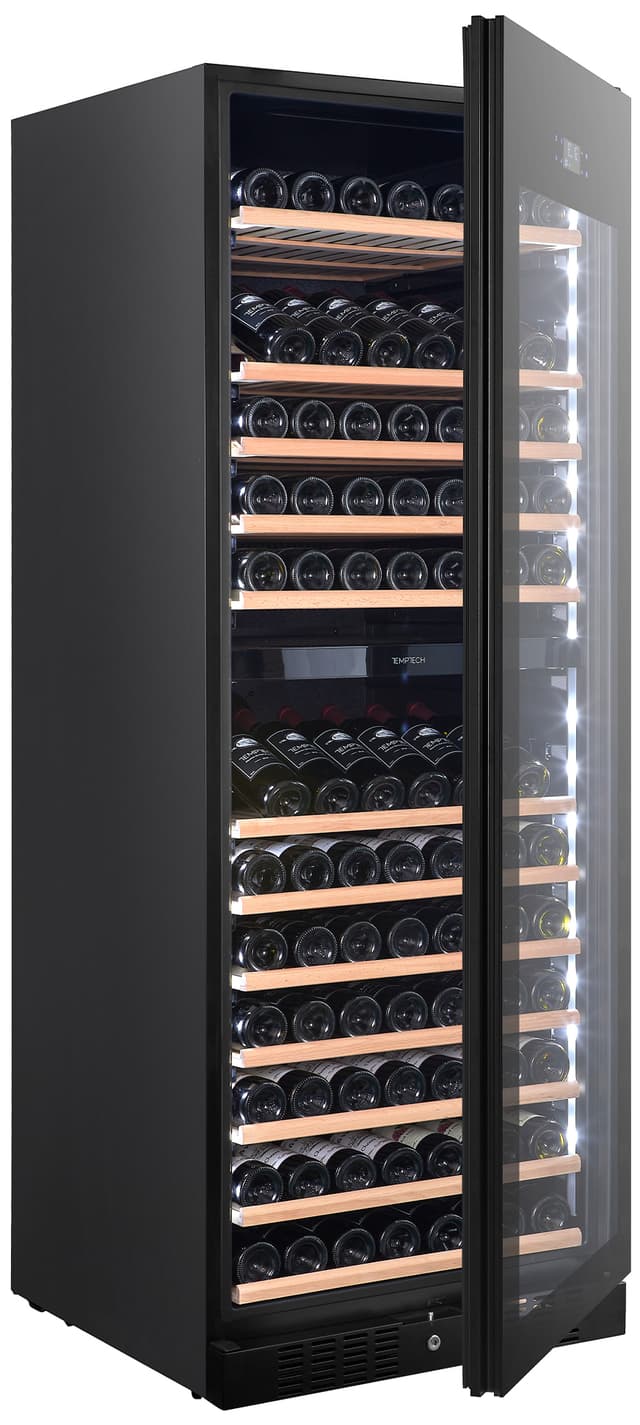Temptech Elegance vinskab E1000DRB-24 (sort)