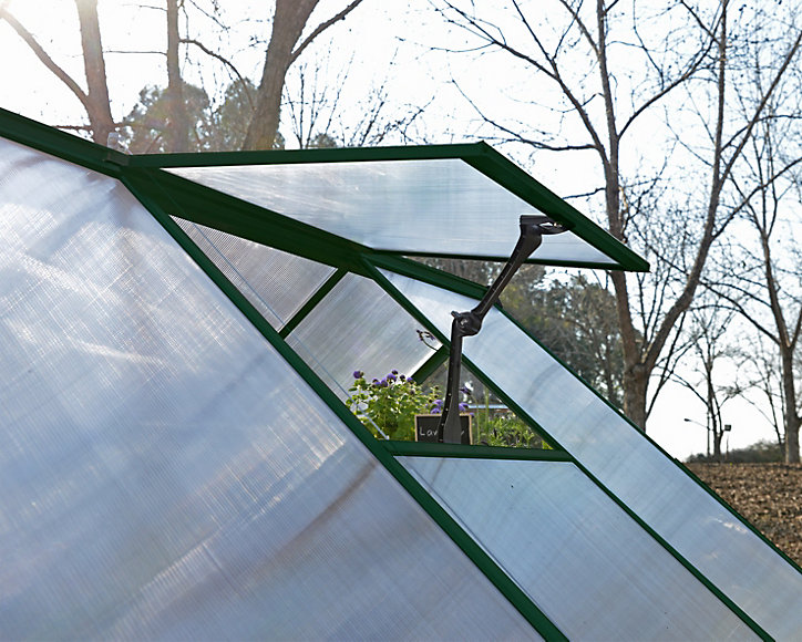 Serre de jardin en polycarbonate Balance vert 2,44 x 6,07 m Canopia by Palram