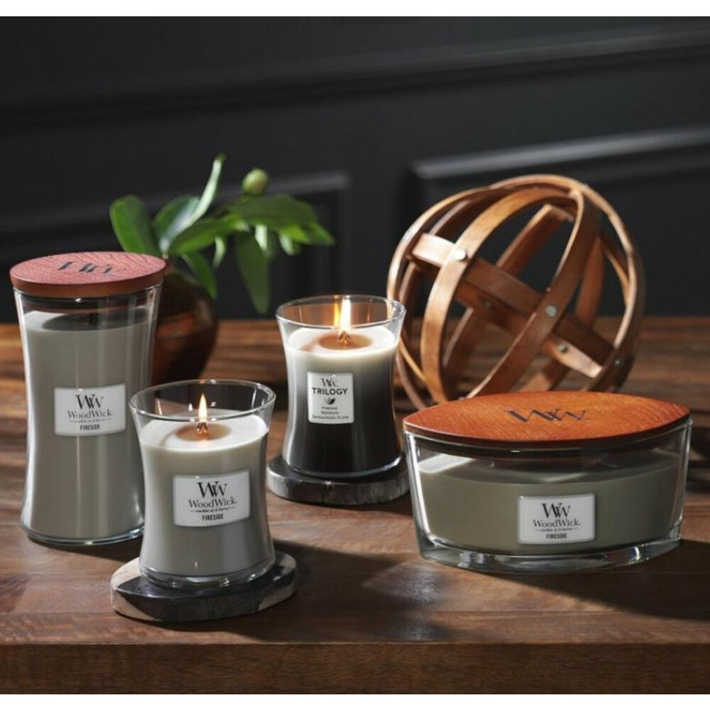 WoodWick Geurkaars Ellipse Fireside454 gr