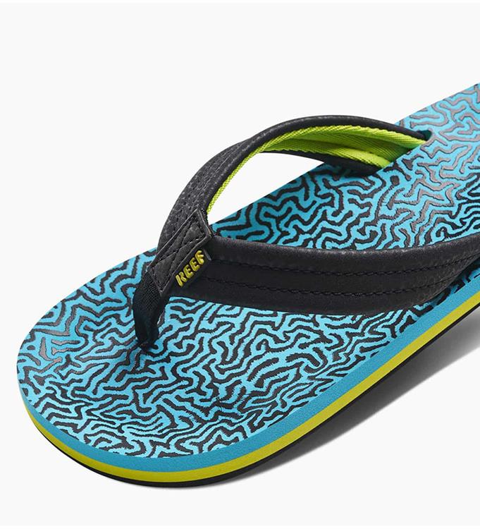 Reef JR Kids AHI Blue Coral Teenslippers